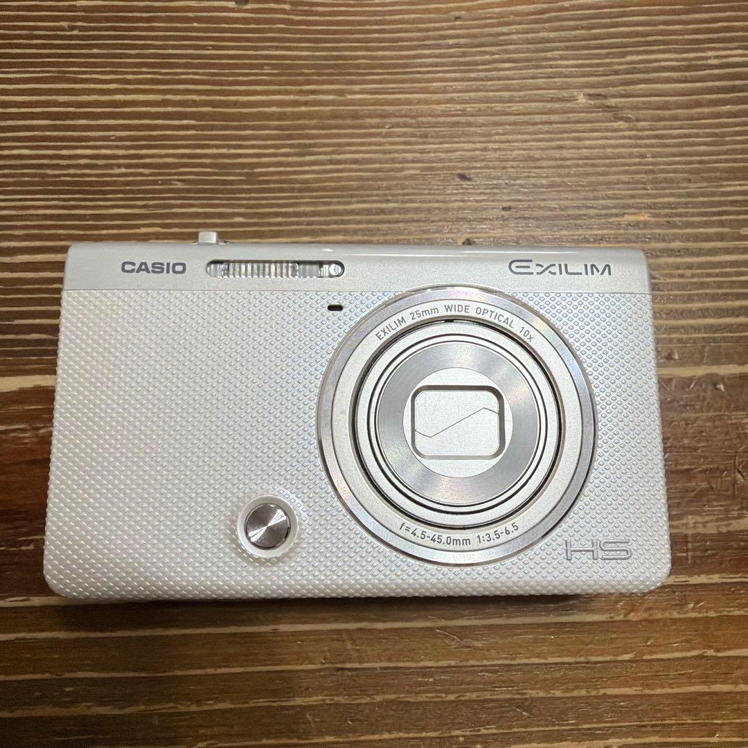 CASIO EXILIM ホワイト コンパクトデジタルカメラ