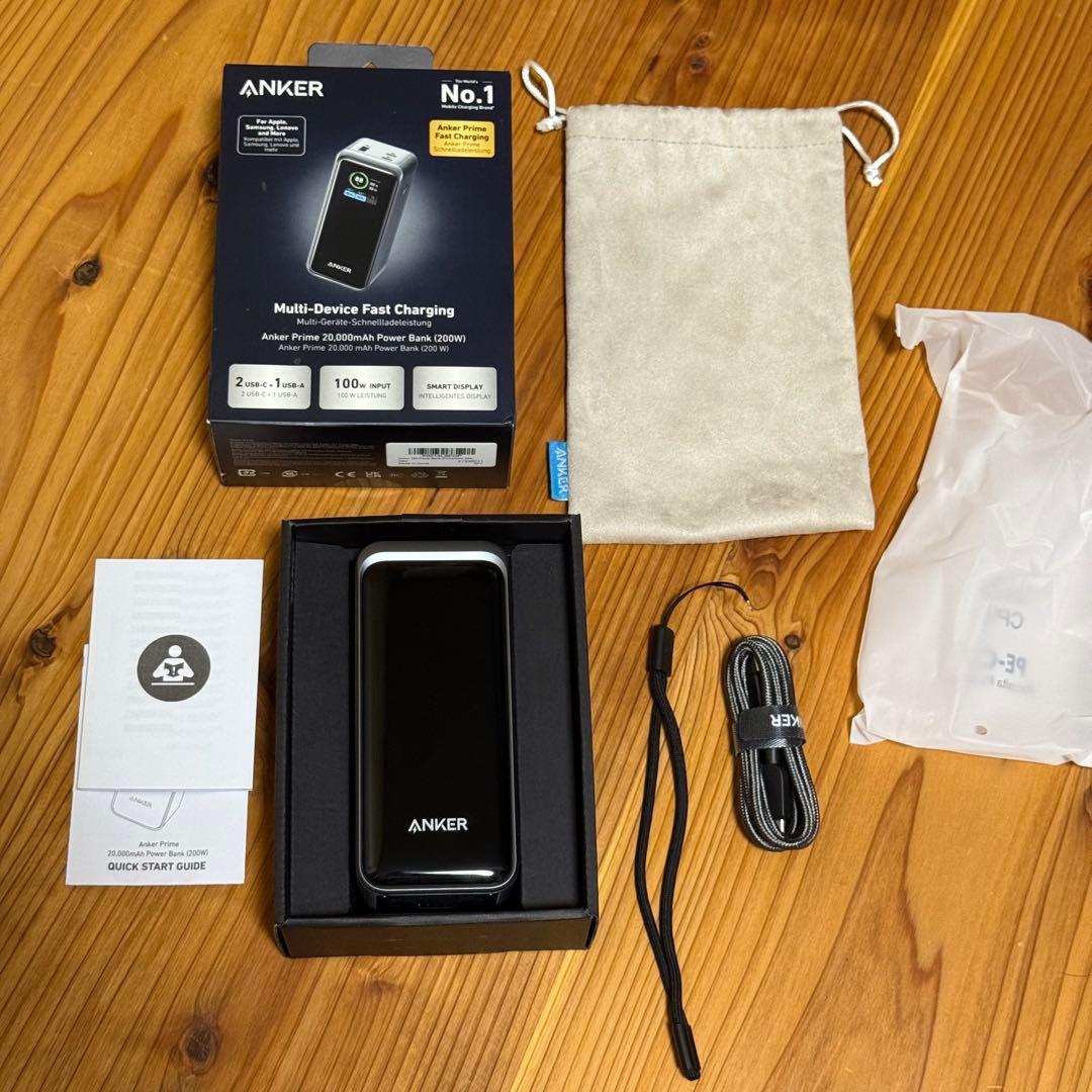 スマホアクセサリー ANKER Anker Prime 20000mAh Power Bank