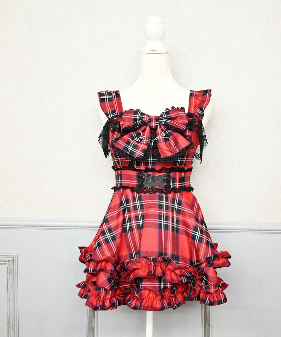 MARS Princess Melody チェック DOLLY キャミワンピース