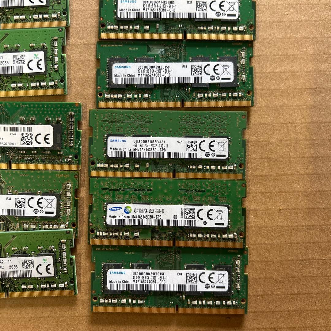PC4 DDR4 メモリー　ジャンク品　11枚セット