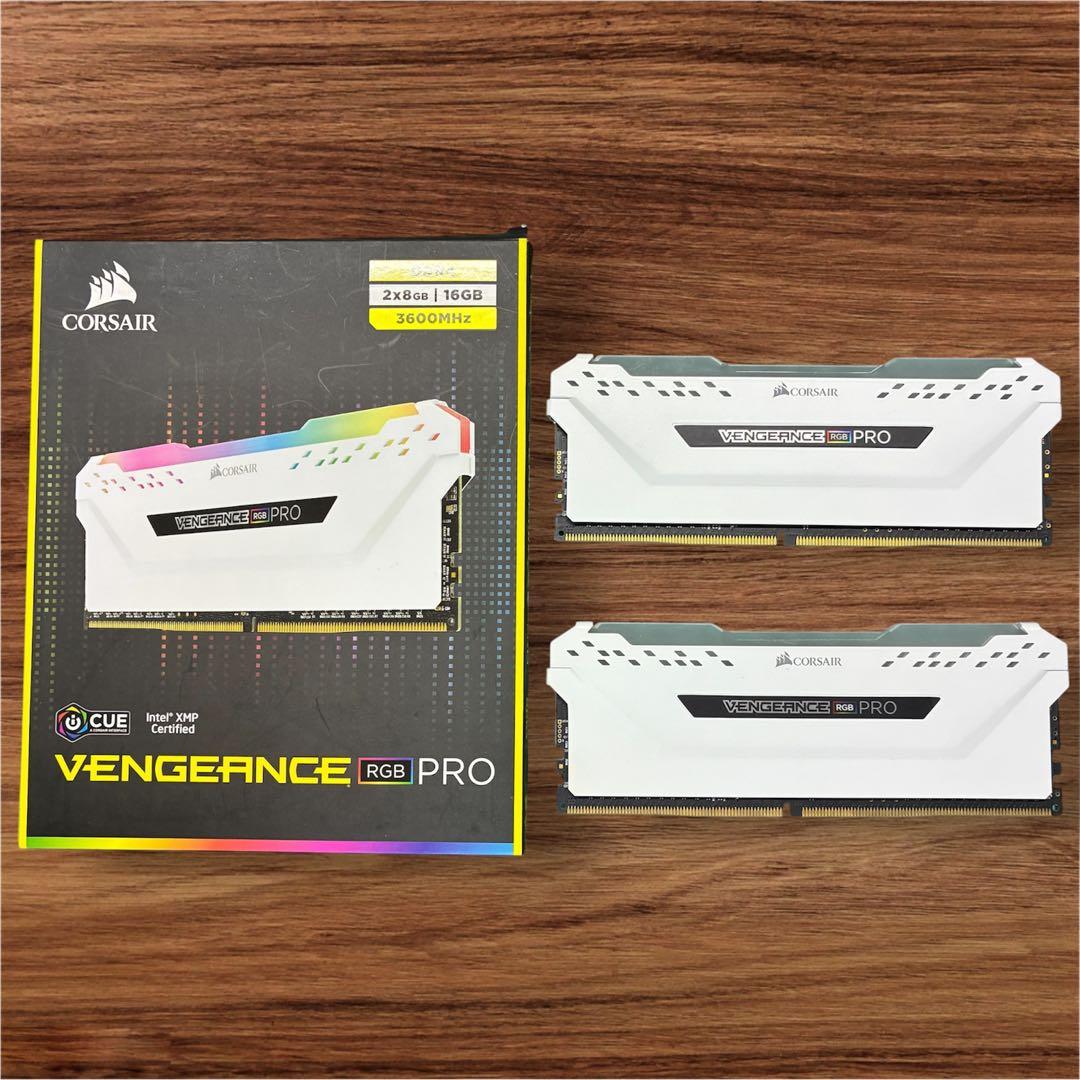 【MemTest+OCCT完走】 Corsair rgb DDR4 8GB×2
