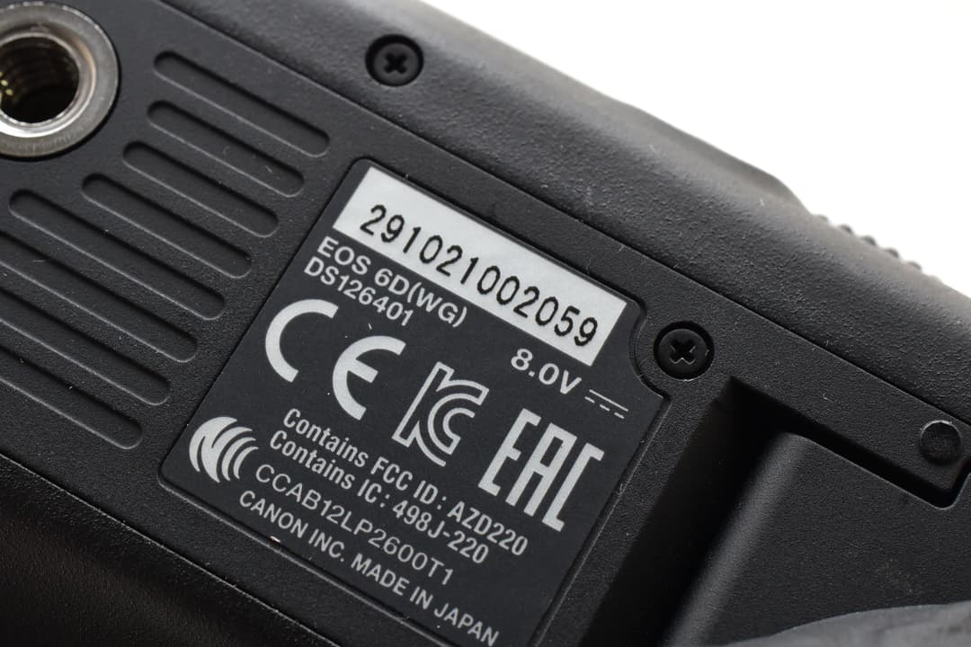 3,909ショット！ Canon EOS 6D Wi-Fi キャノン #8884