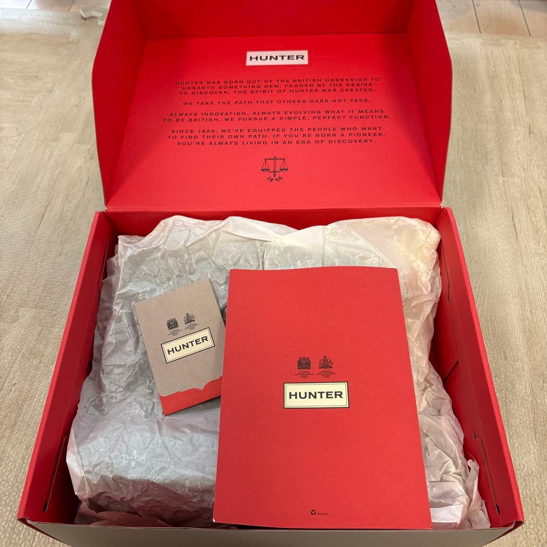 【新品未使用】ハンター　ウーマンズコマンドチェルシーブーツ　ブラック23cm