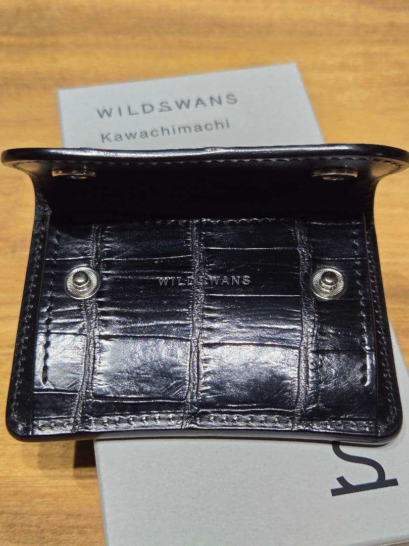 WILDSWANS パターンオーダー クロコ ワイルドスワンズ　ブラック　タング
