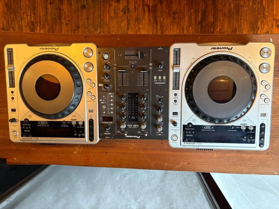 CDJ800MK2 2台　　DJM400ミキサー