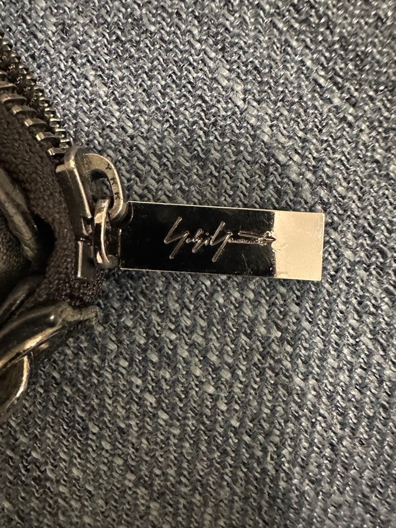 ヨウジヤマモト 2way サコッシュ クラッチ 立体ロゴ レザー