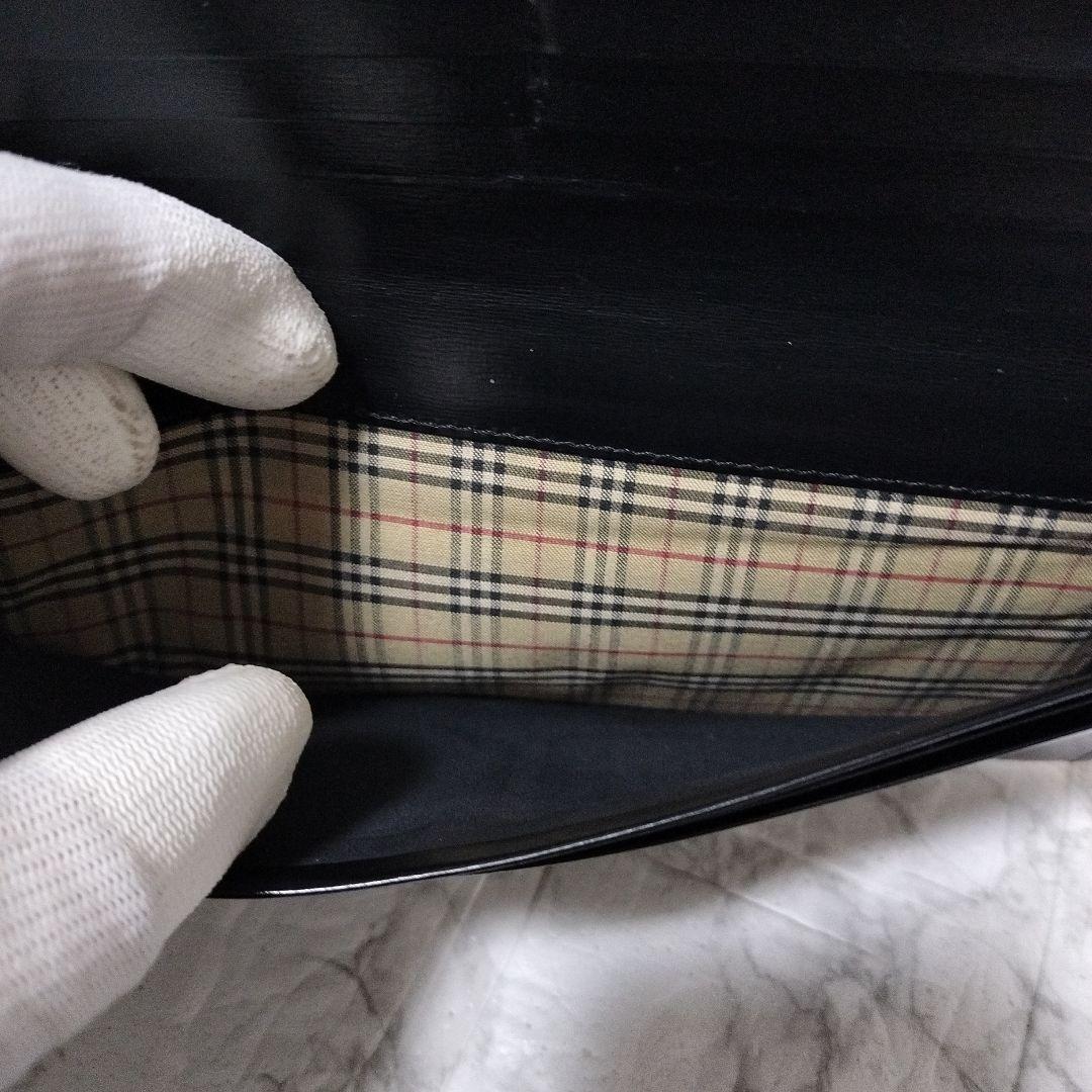 【美品✨️】BURBERRY バーバリー　ブラック 長財布