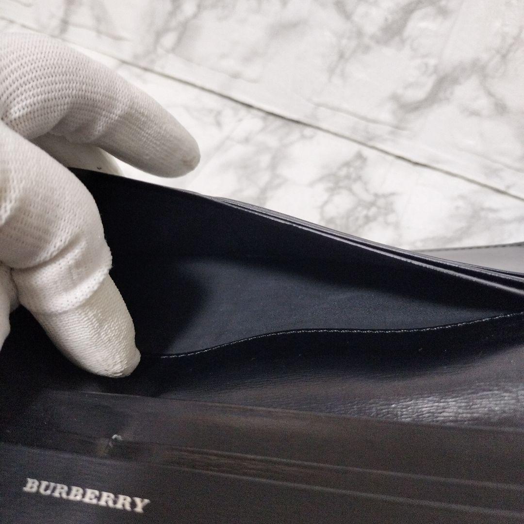 【美品✨️】BURBERRY バーバリー　ブラック 長財布