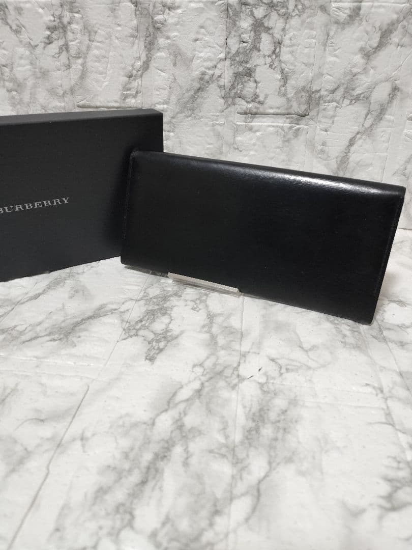 【美品✨️】BURBERRY バーバリー　ブラック 長財布