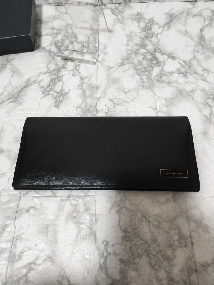 【美品✨️】BURBERRY バーバリー　ブラック 長財布