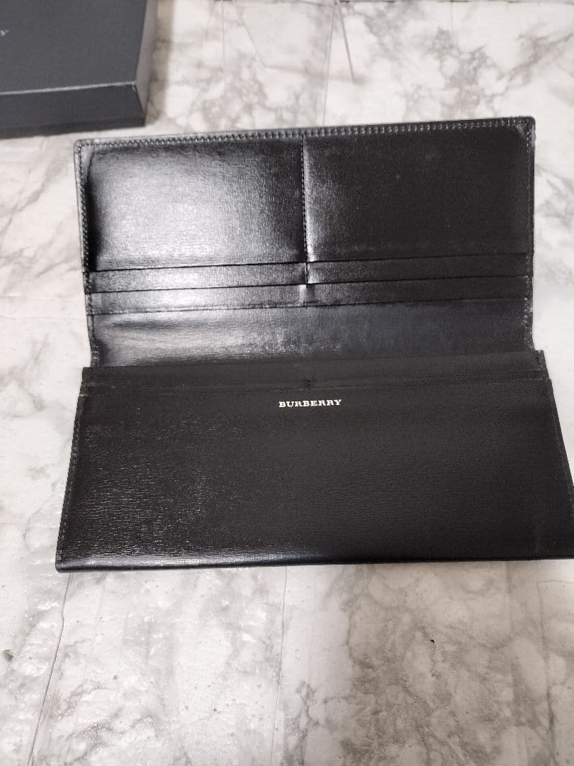 【美品✨️】BURBERRY バーバリー　ブラック 長財布