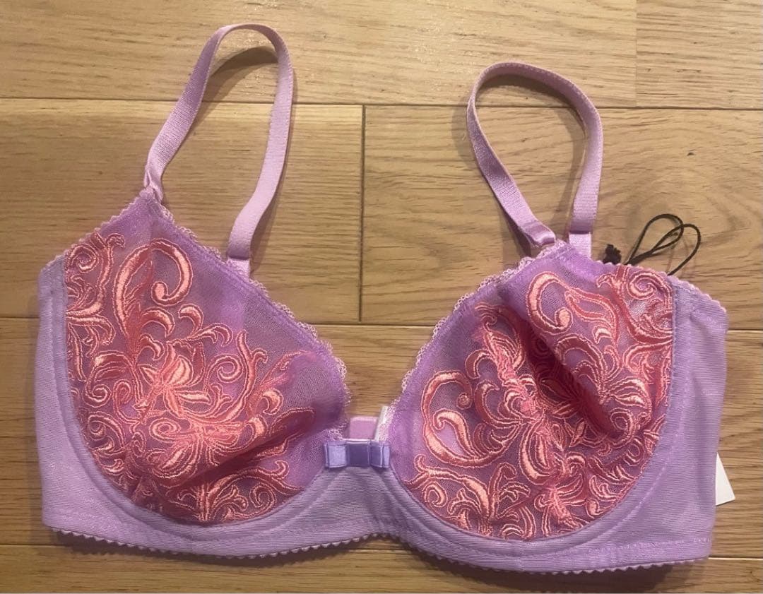 ナオランジェリー Pathos ノンパテッドブラ　タンガ　E75 /M