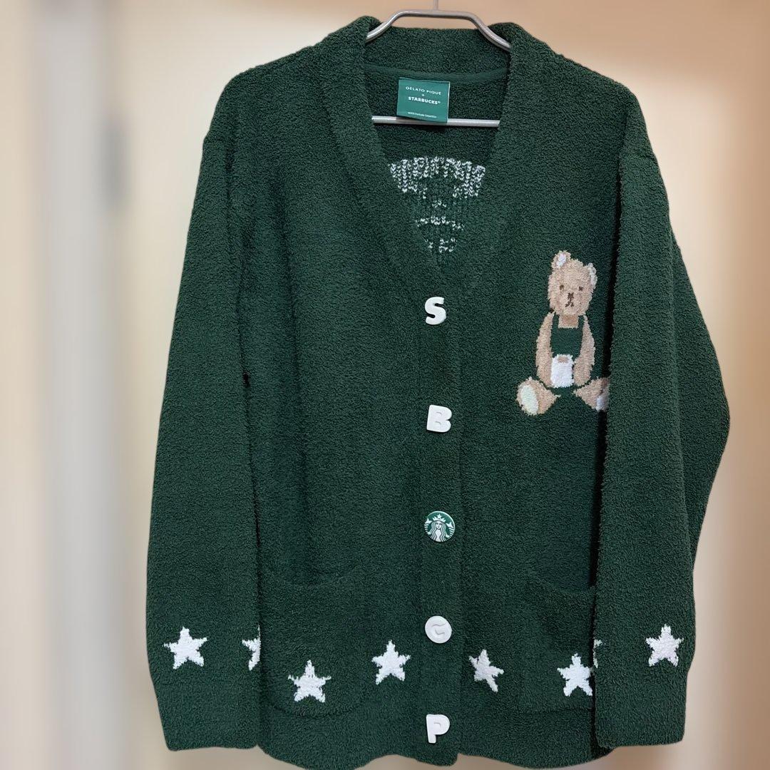 ⭐️新品未使用タグ付GELATO PIQUE + STARBUCKS カーディガン