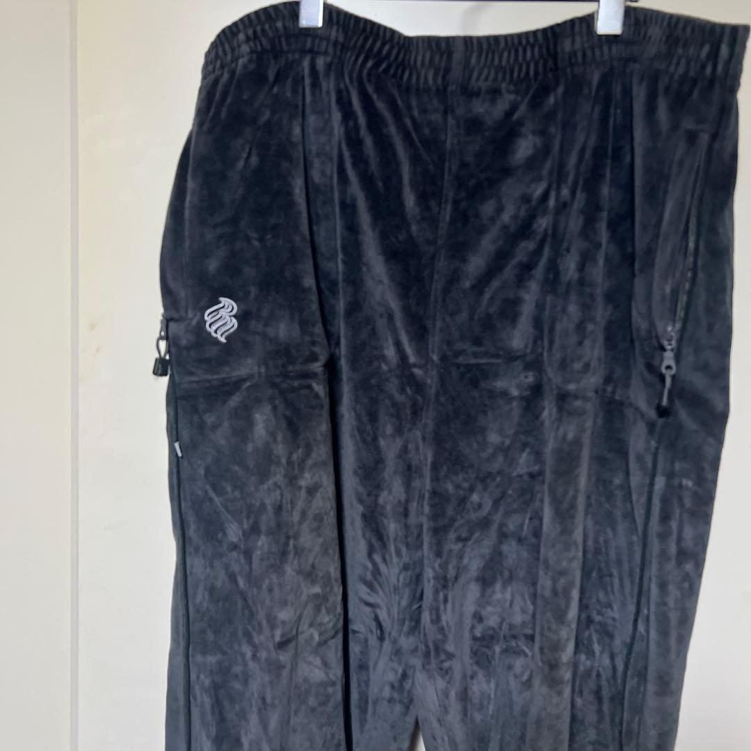 激レアRocawear♣︎Setupベロアセットアップ上下ロカウェア黒ダークグレー