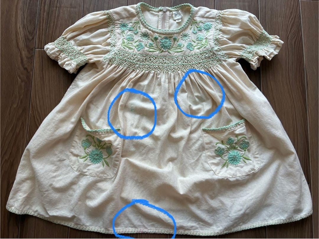 Apolina Dora Dress - Milk 5-7y 【難あり】