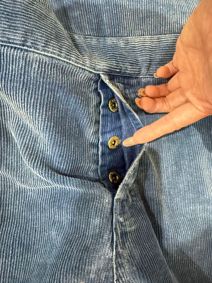 Miu Miu ミュウミュウロング オーバーオール コーデュロイ パンツ