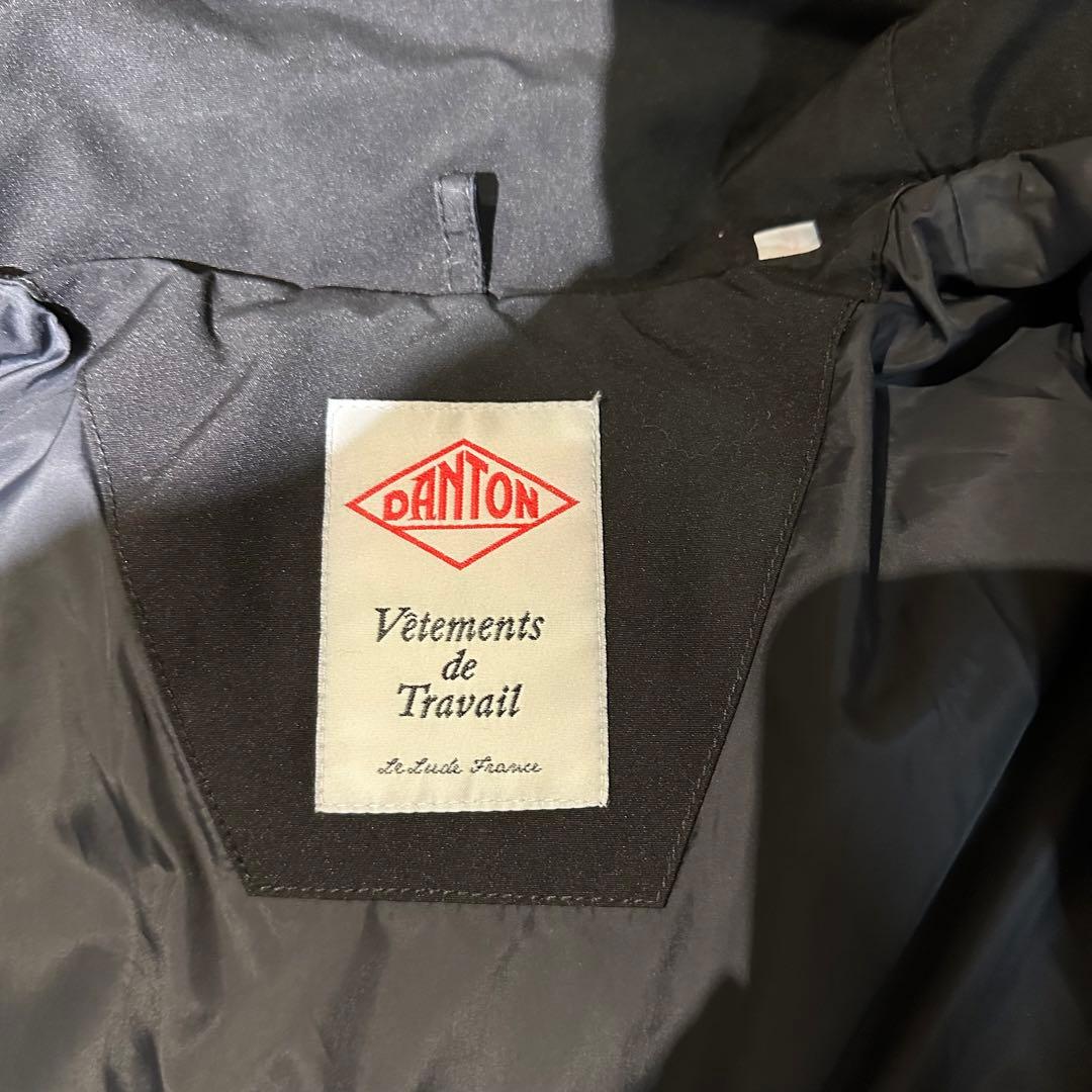 完売品 DANTON ダントン ロングダウン ブラック ファー36