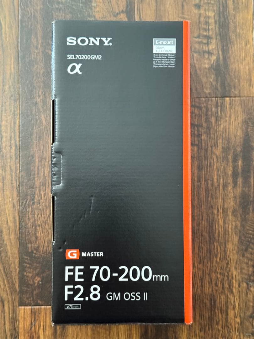 ほぼ新品 SONY FE70-200mmF2.8 GMⅡ SEL70200GM2