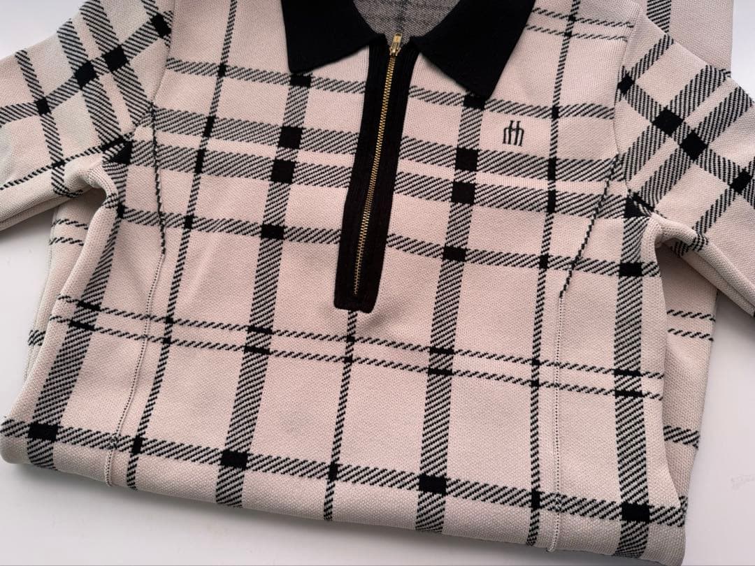 ワンピース herlipto Trois Logo Knit Mini Dress S