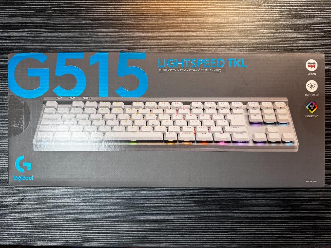 キーボード Logicool G515 Lightspeed TKL White