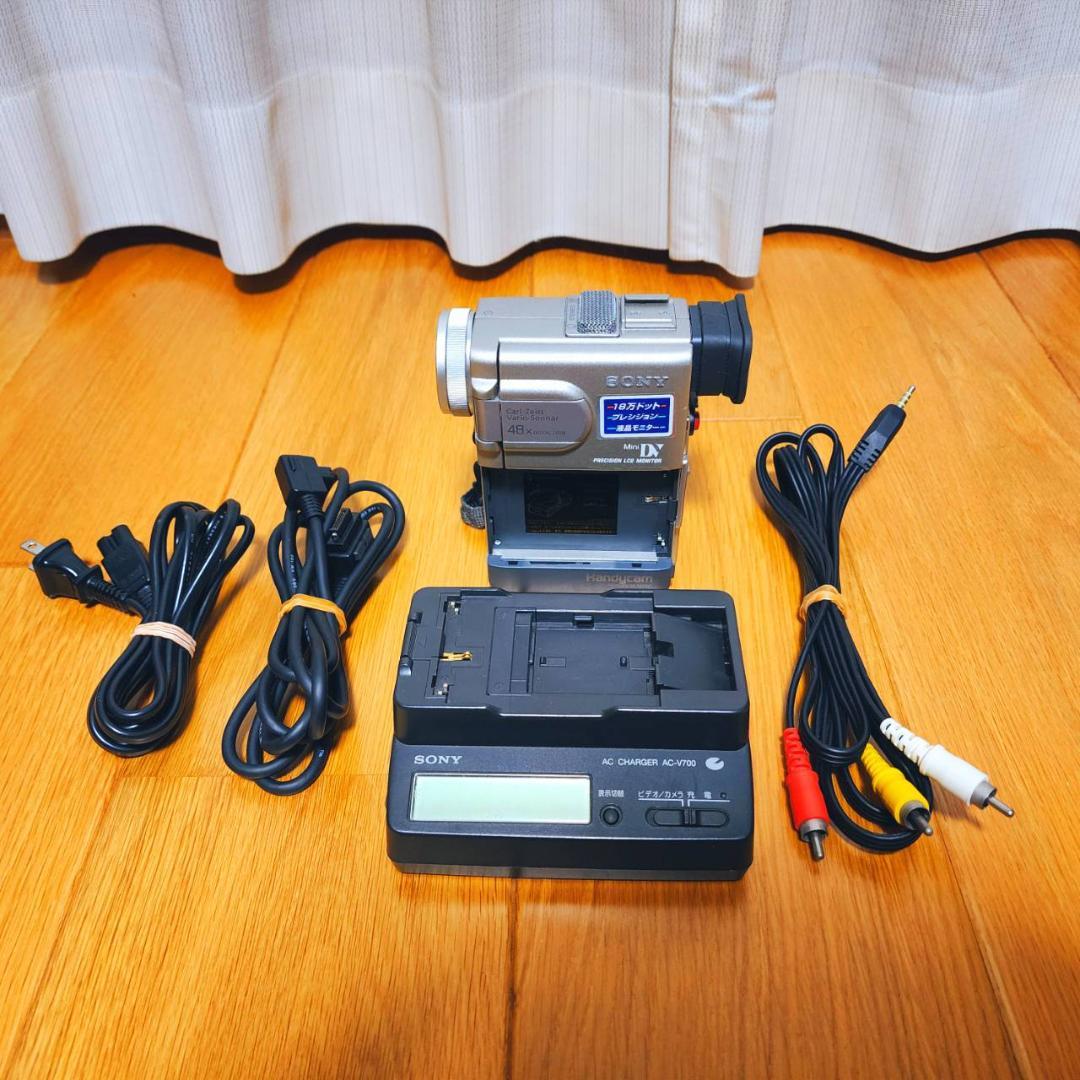 【動作確認済】高画質 SONY MiniDV ビデオカメラ DCR-PC10