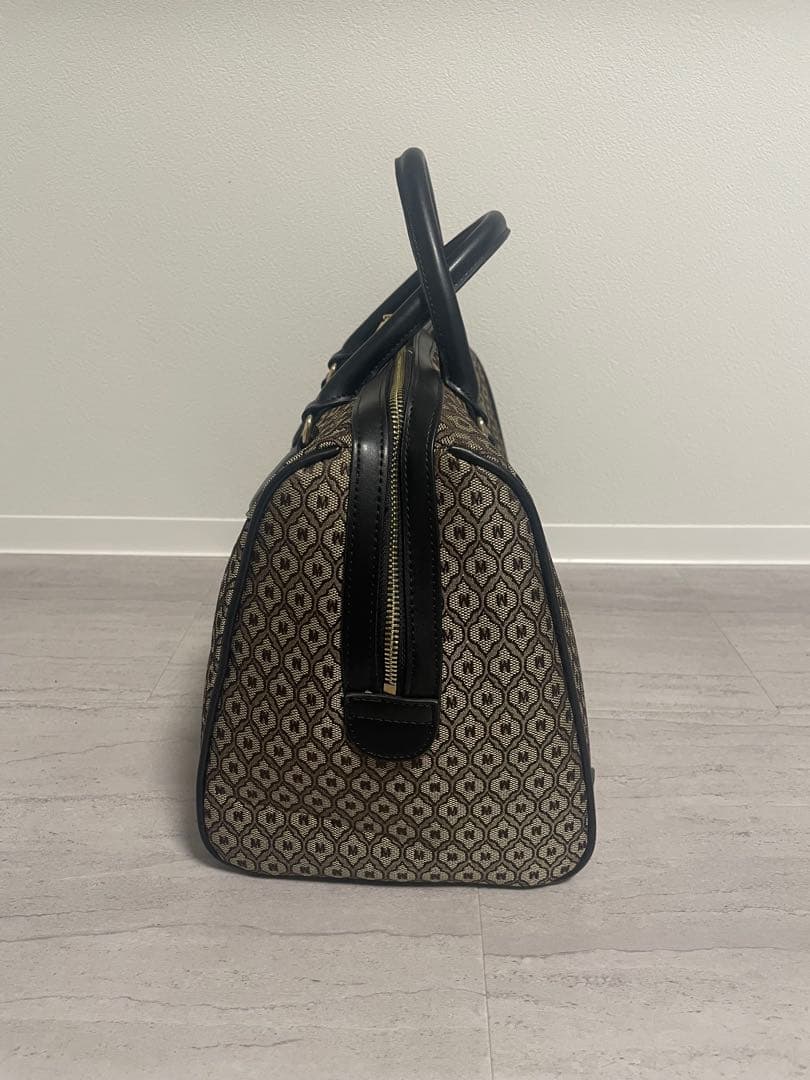 MOUSSY モノグラムボストンバッグ（L）　ブラウン