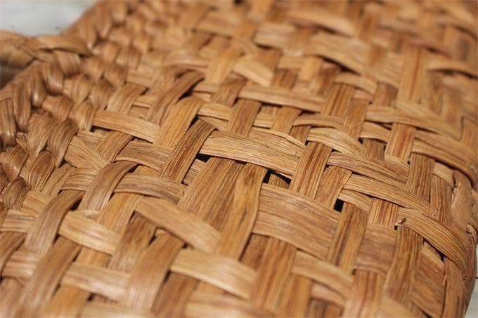 乱れ編み 山葡萄 かごバッグ　籠 バッグ 中布と内ポケット付き 最高