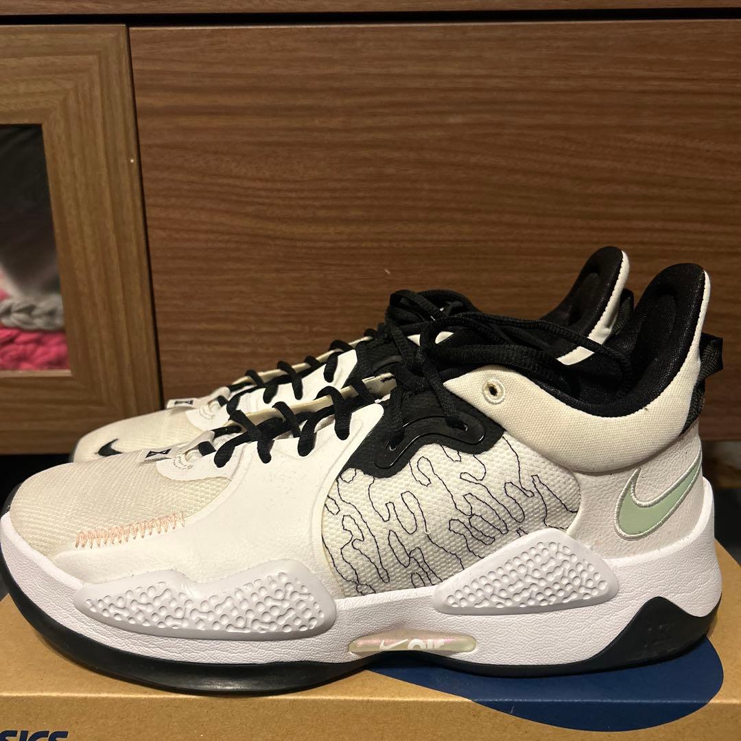 NIKE PG 5 EP 'WHITE BLACK' ナイキ ポール ジョージ5