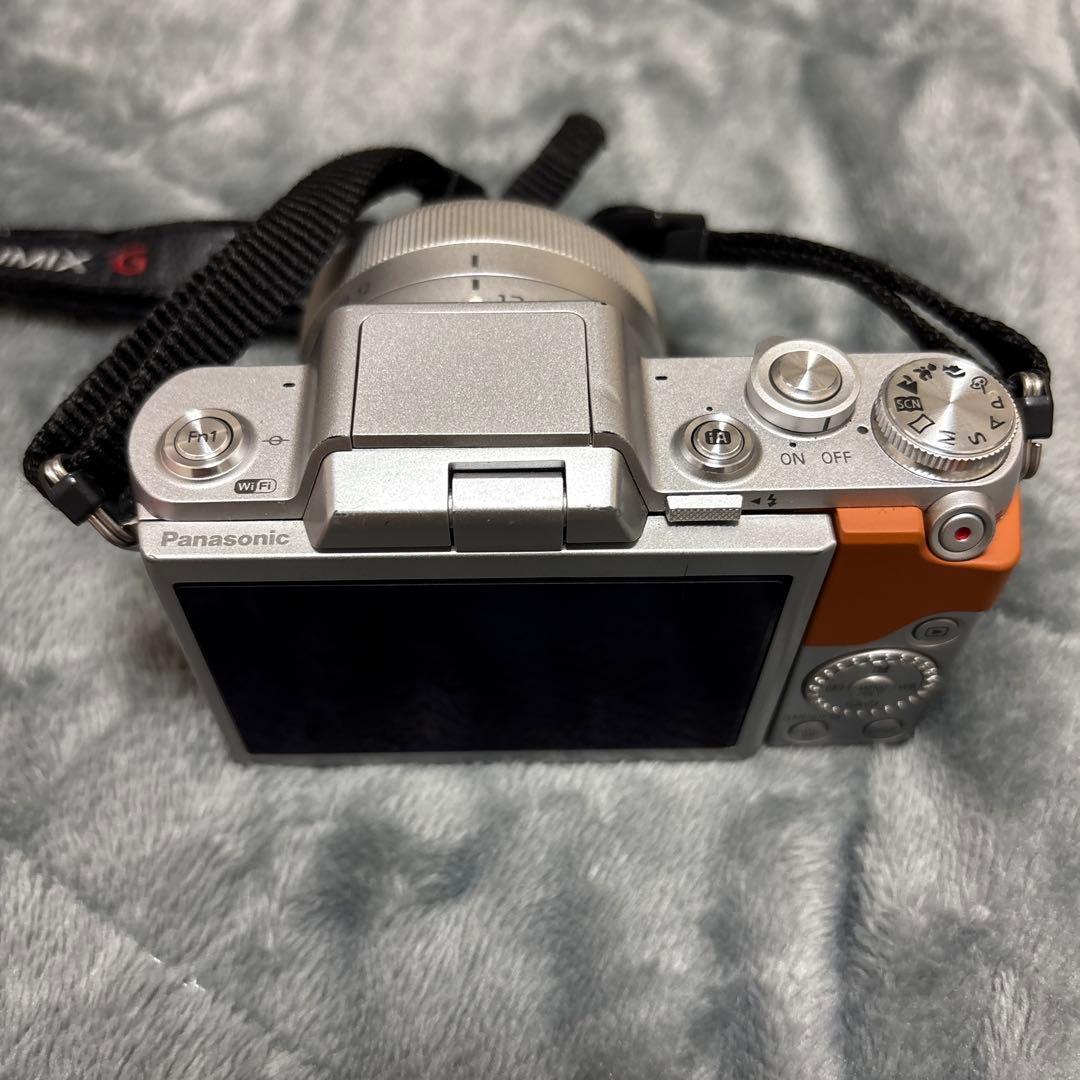 【ジャンク】LUMIX DMC-GF7 ブラウン｜望遠レンズ＋充電器付