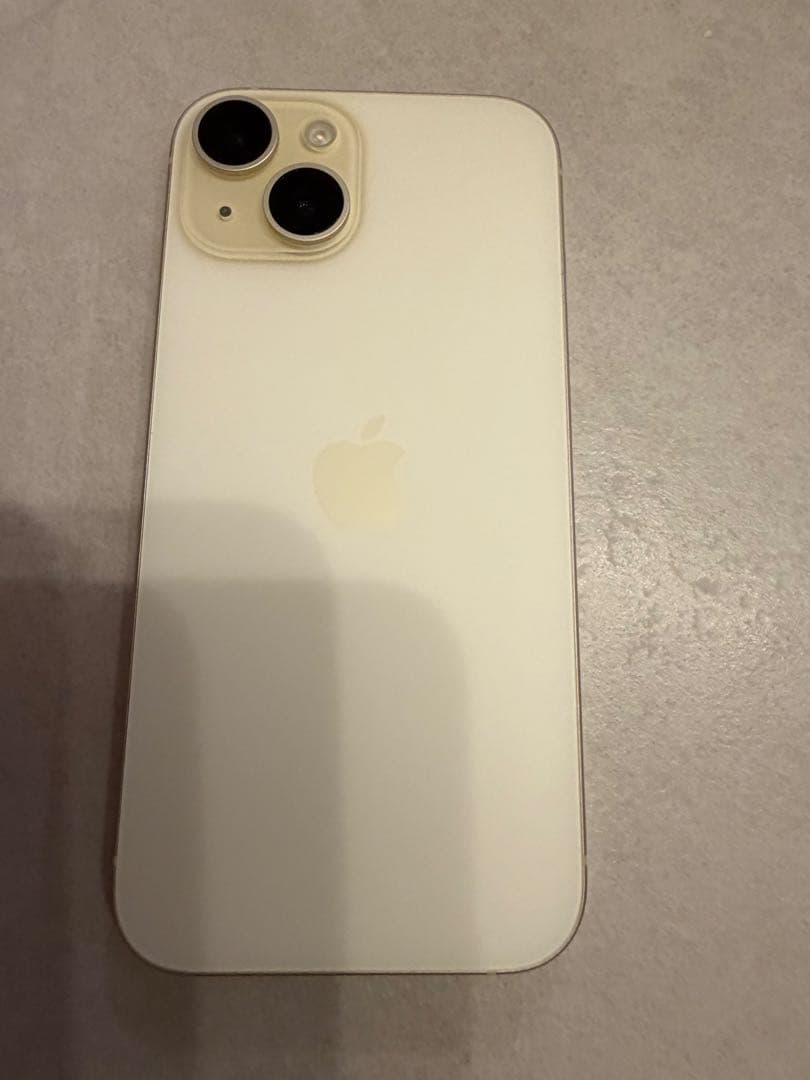 iPhone15 512GB SIMフリー イエロー batt. 84%