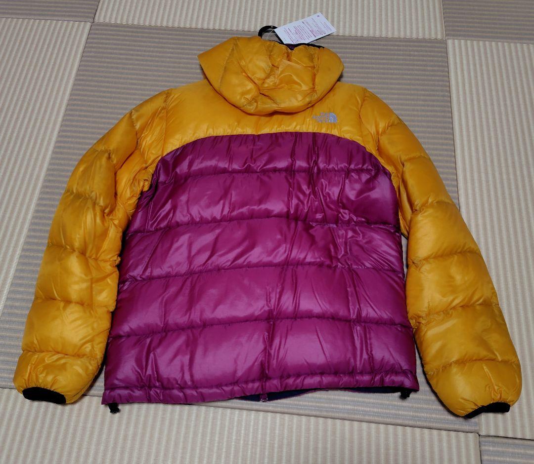 （最終値下げ！）ノースフェイス アコンカグアフーディダウンジャケット L 黄色紫