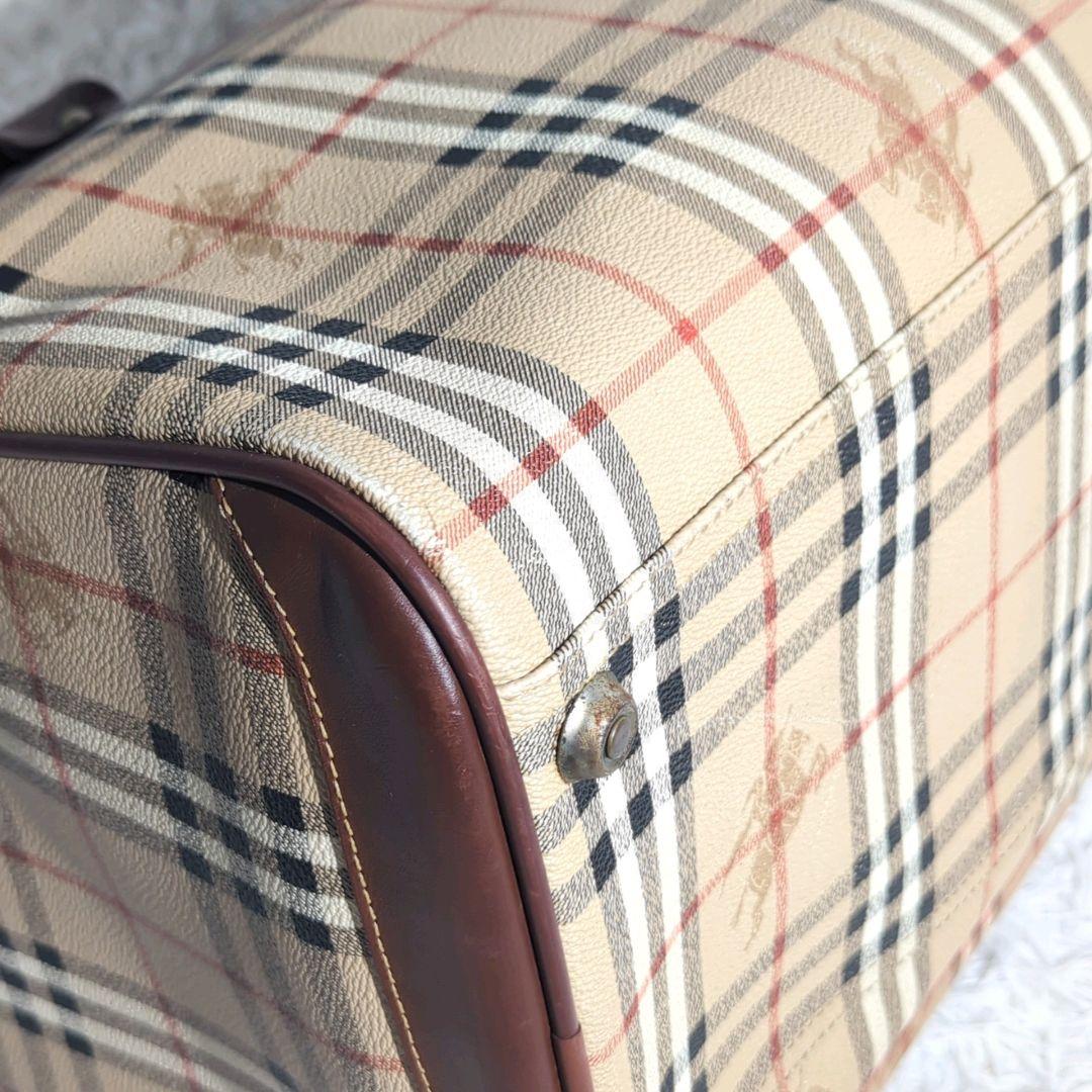 〈大型サイズ〉BURBERRYS ノバチェック ボストンバッグ シャドーホース