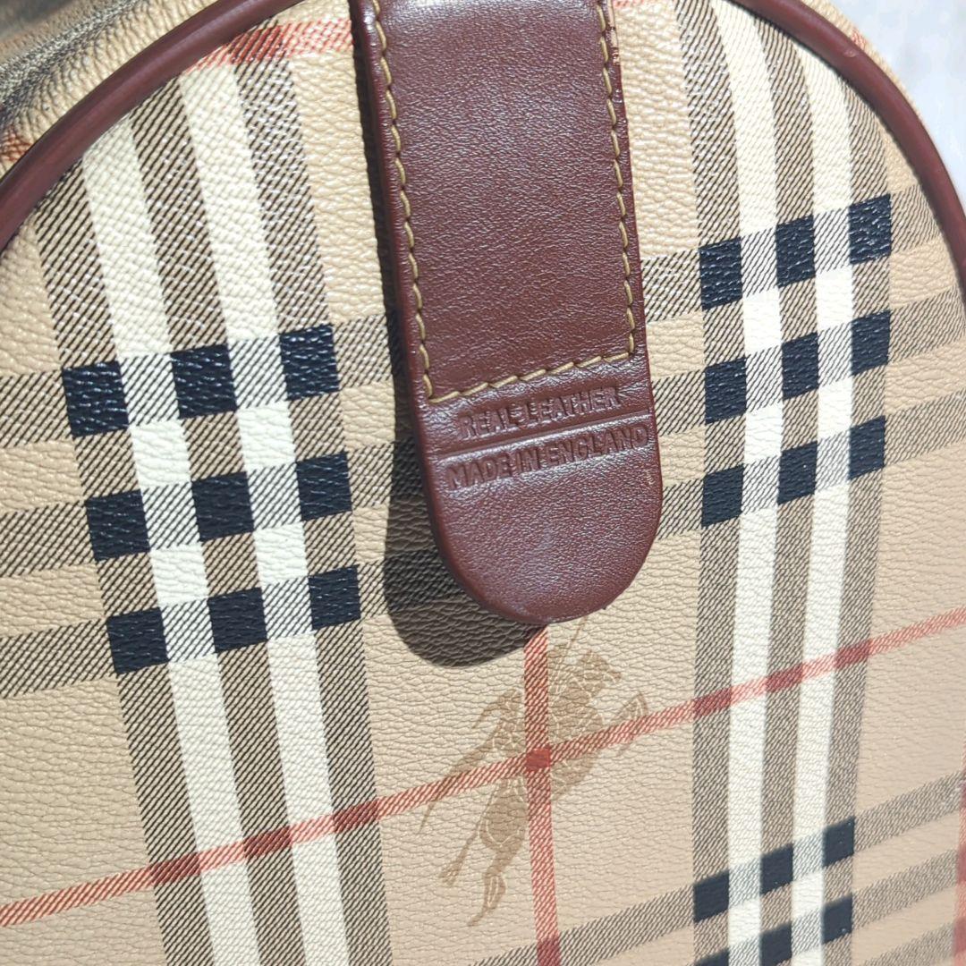 〈大型サイズ〉BURBERRYS ノバチェック ボストンバッグ シャドーホース