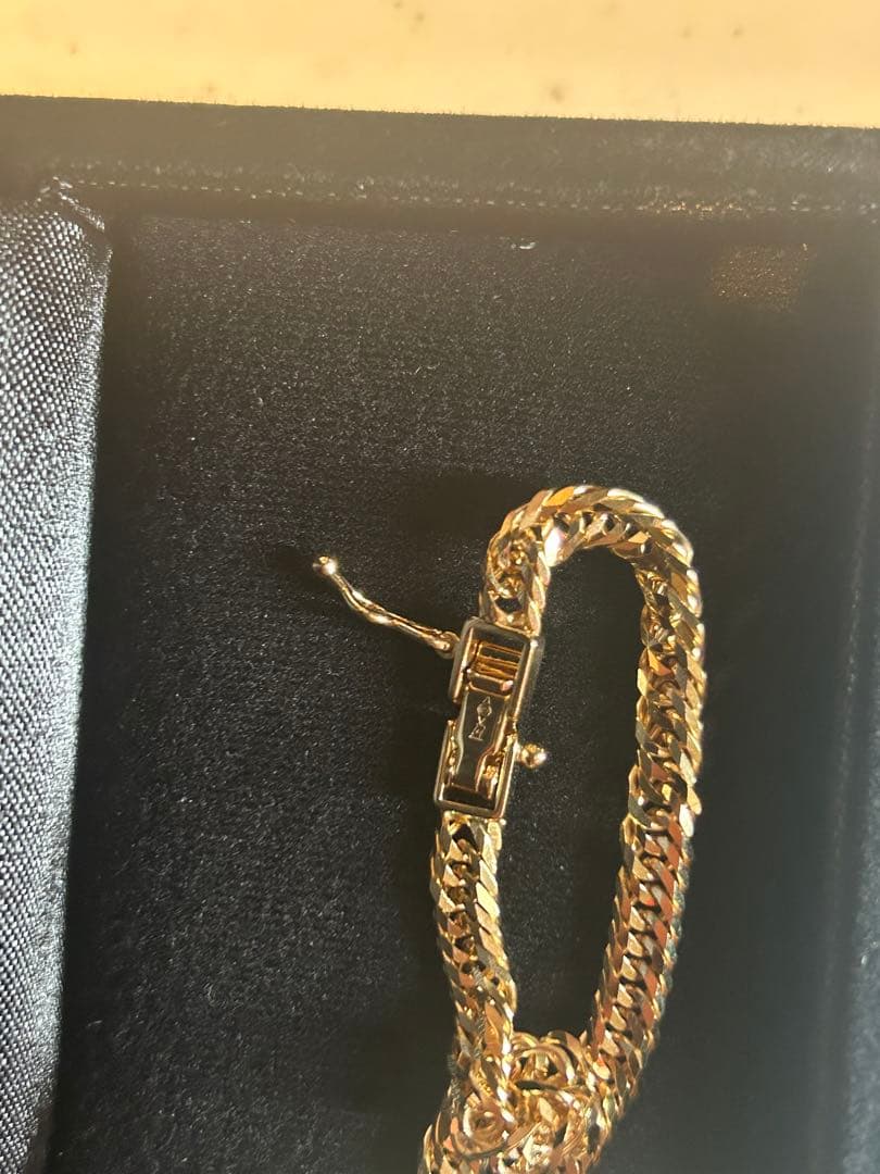 喜平　12面トリプル　ゴールドチェーンネックレス