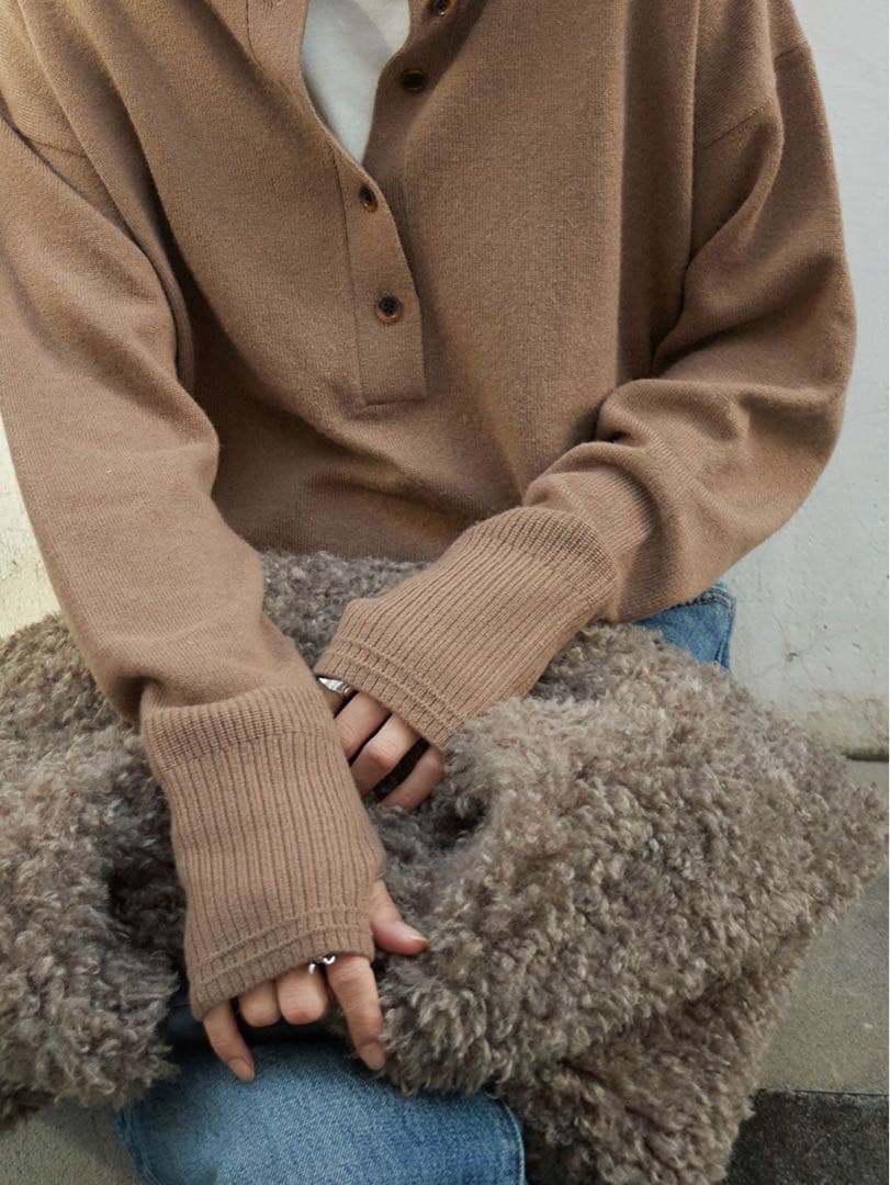 ことこ様4点おまとめ　ウールカシミヤ2WAYヘンリー