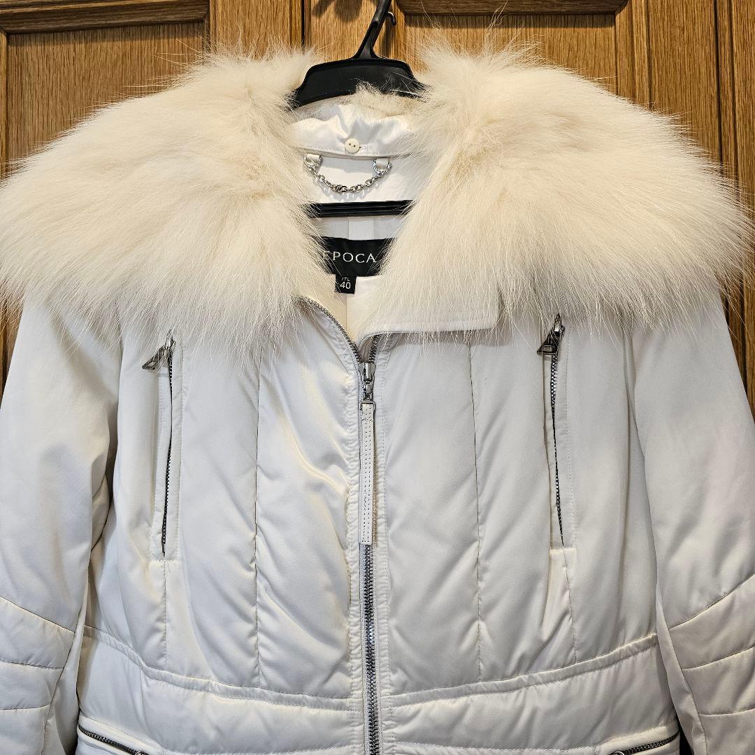 EPoca ホワイトダウンロングコート ITL 40