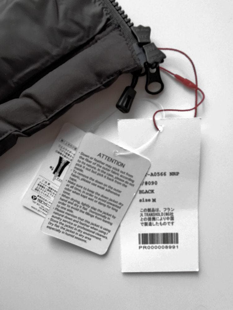 新品 ダントン DANTON ミドルダウンフーデッドコート＊M＊黒