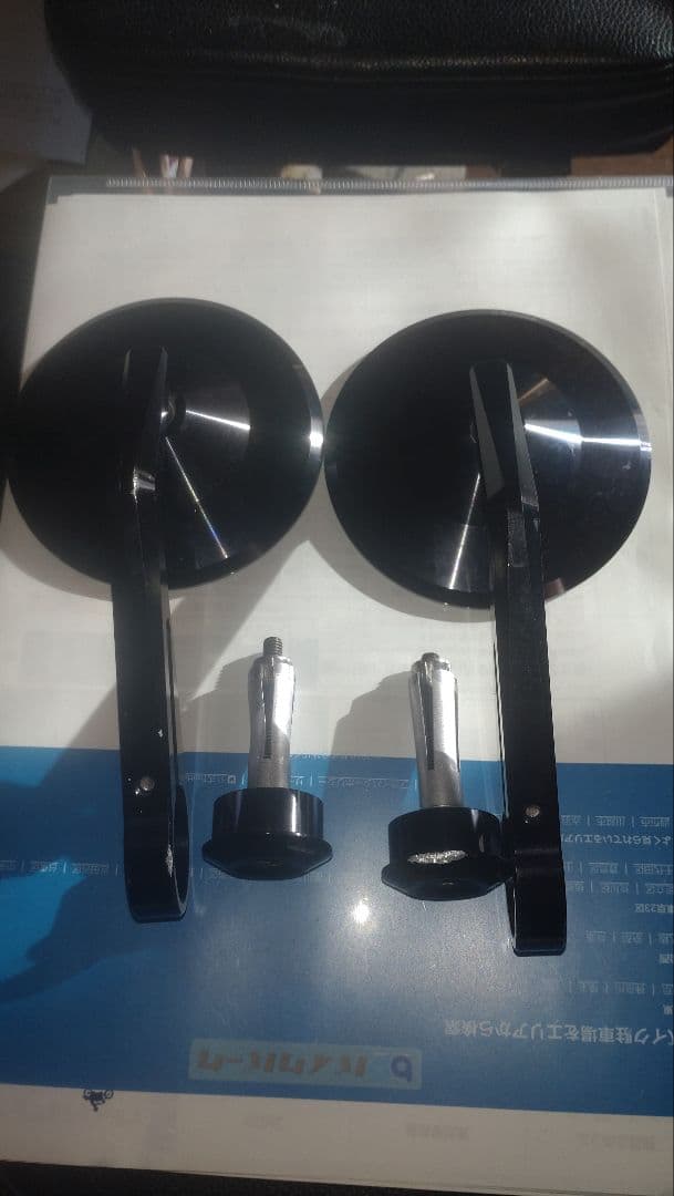 HIGHSIDER ブラック ミラー 2個セットメーカー:DAYTONA