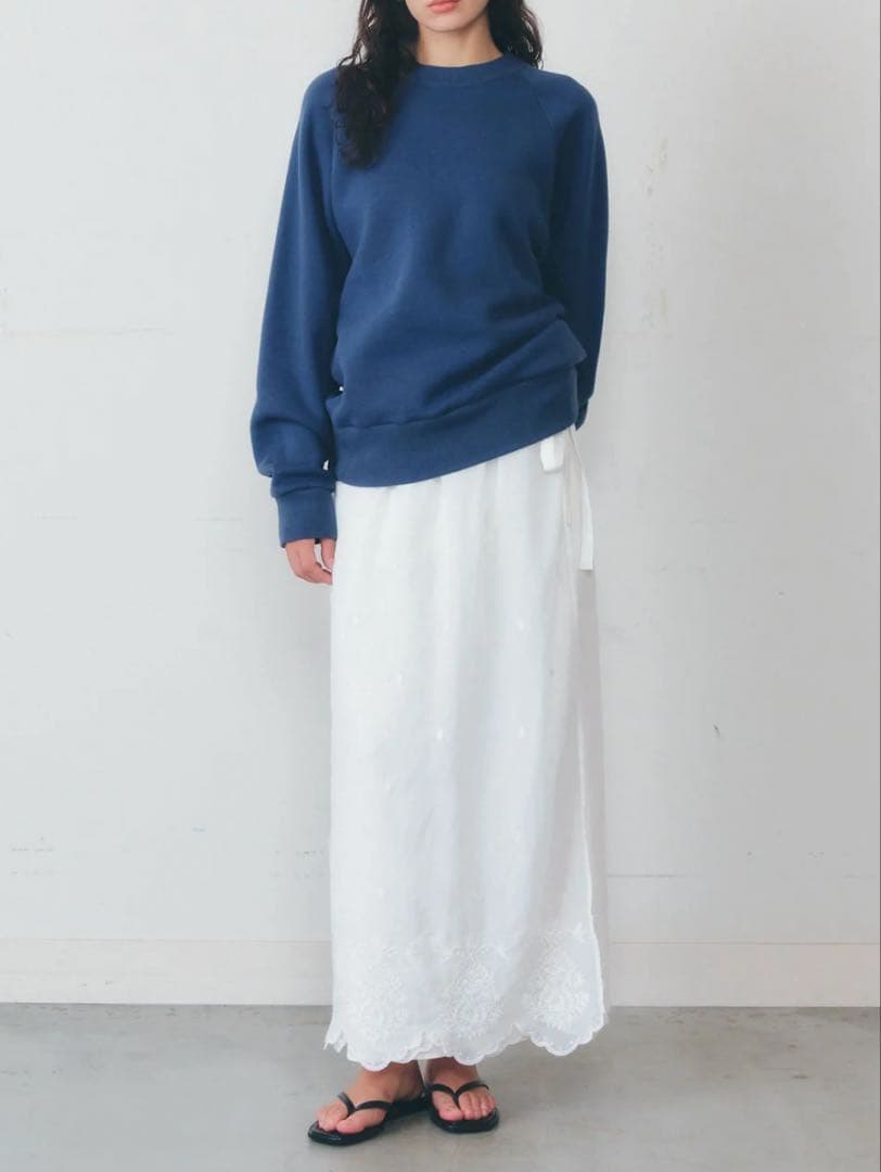 THE SHINZONE 新品未使用 LACE APRON SKIRT ブラック