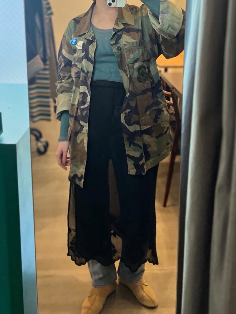 THE SHINZONE 新品未使用 LACE APRON SKIRT ブラック