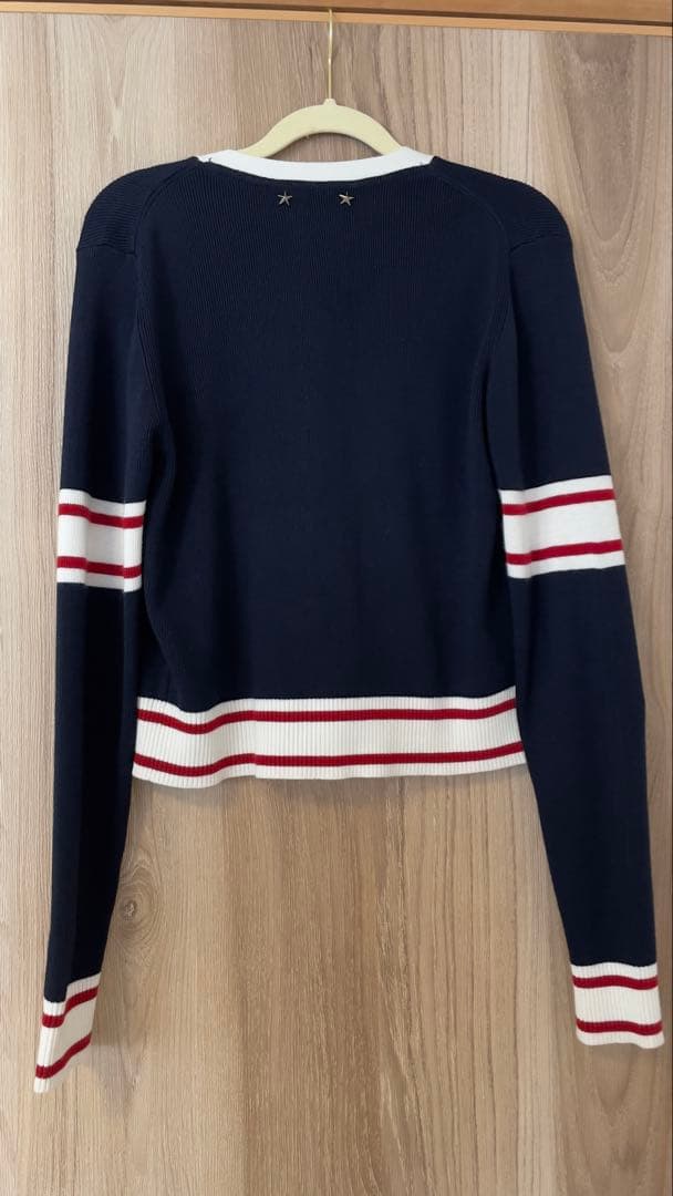 トップス Bibiy. B. CLUB TIE CARDIGAN NAVY