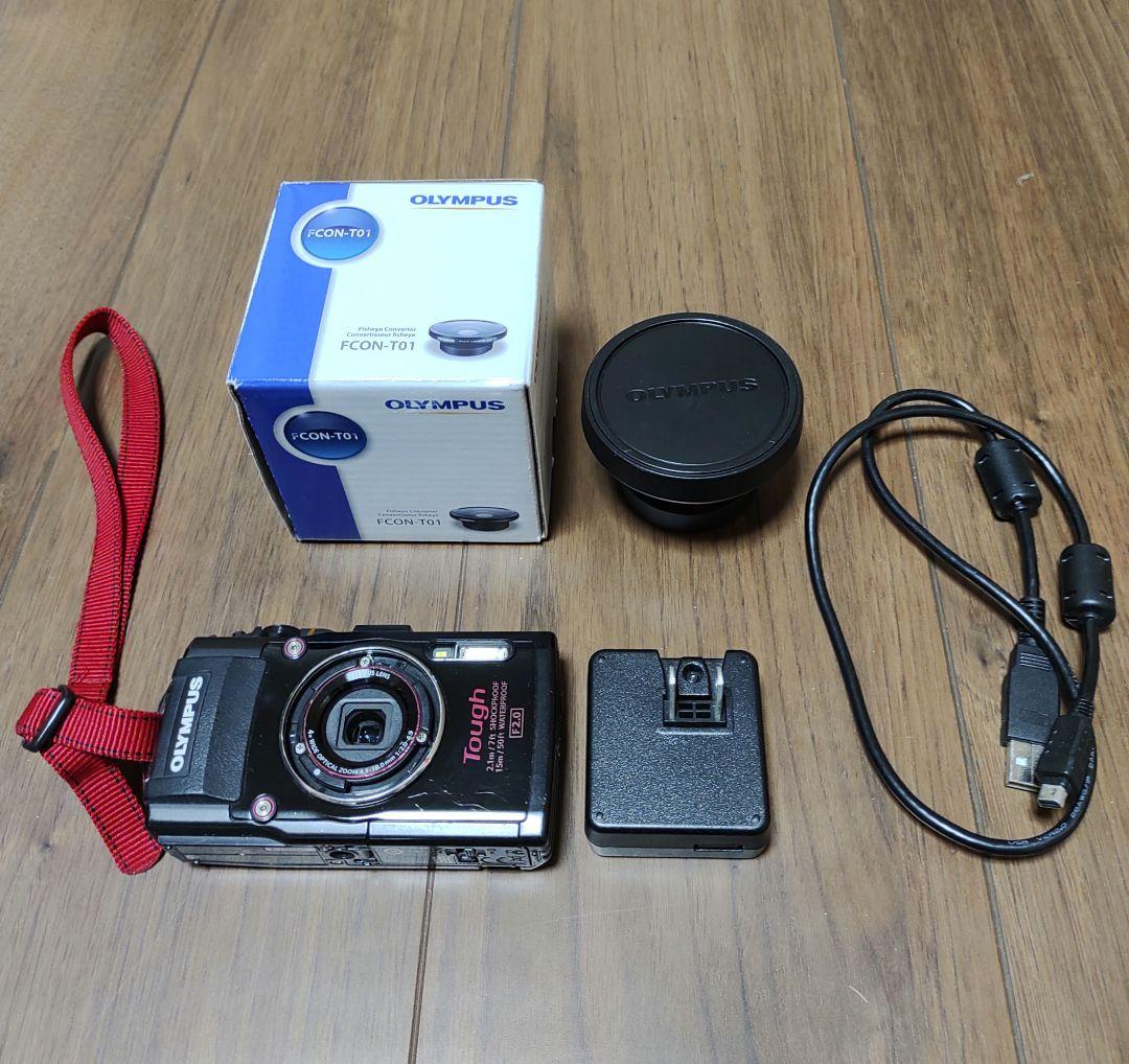 OLYMPUS  TG-4 、 フィッシュアイコンバーターFCON-T01セット