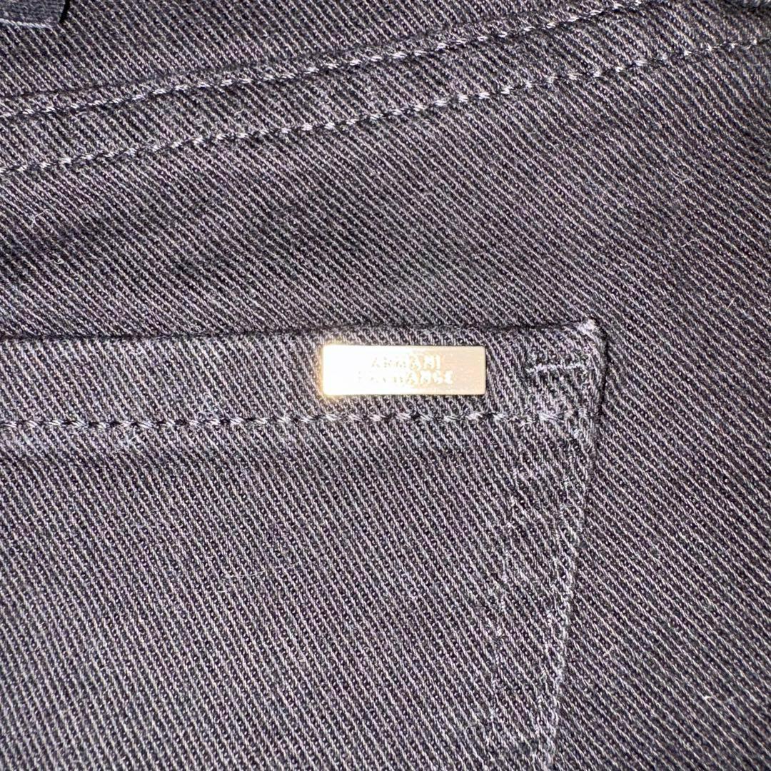 新品タグ付✨❤️アルマーニエクスチェンジ❤️ダメージスキニーブラックデニム 26 黒