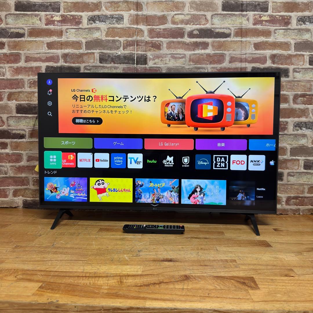 LG 43V型 4K液晶テレビ 43UM7300EJA スマートテレビ アプリ○