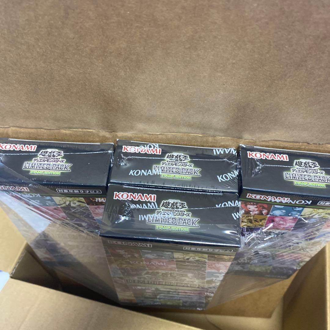 遊戯王OCG LIMITED PACK STAMP EDITION 4BOX