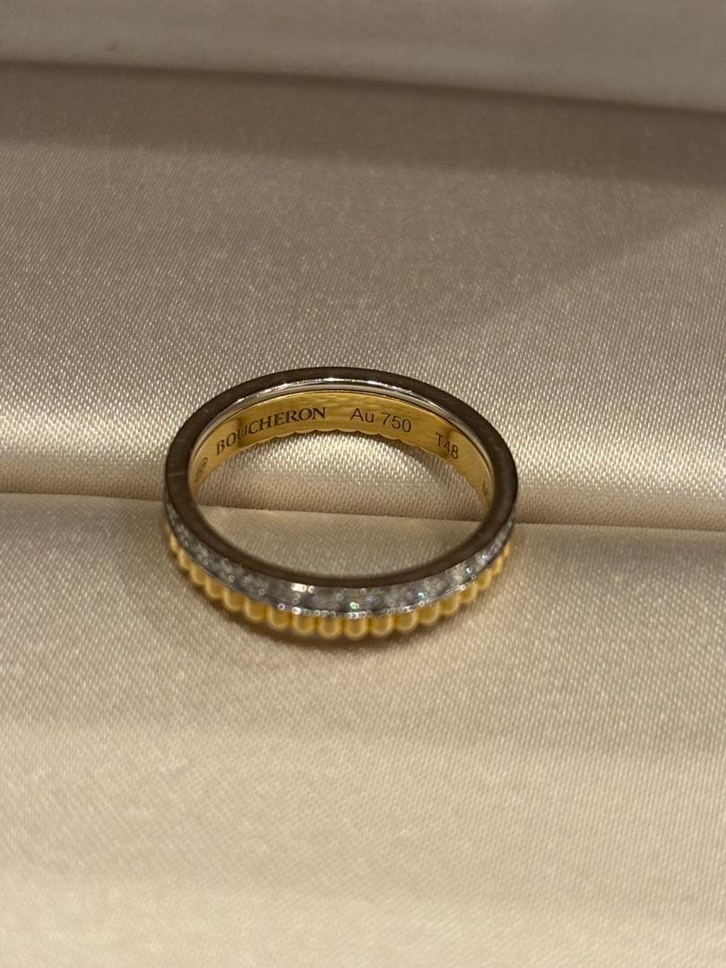 【正規品】ブシュロン キャトル ラディアント ハーフパヴェ #48