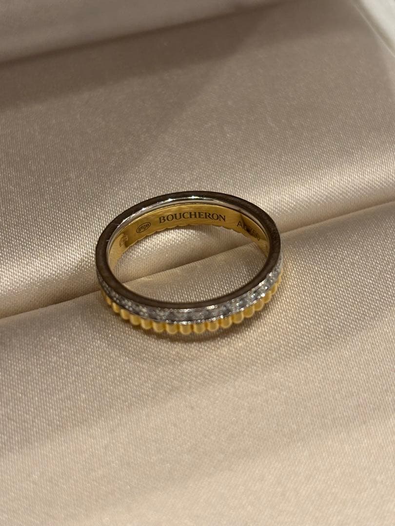 【正規品】ブシュロン キャトル ラディアント ハーフパヴェ #48