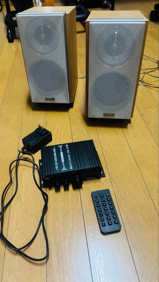 Panasonicスピーカー+Bluetooth対応アンプ