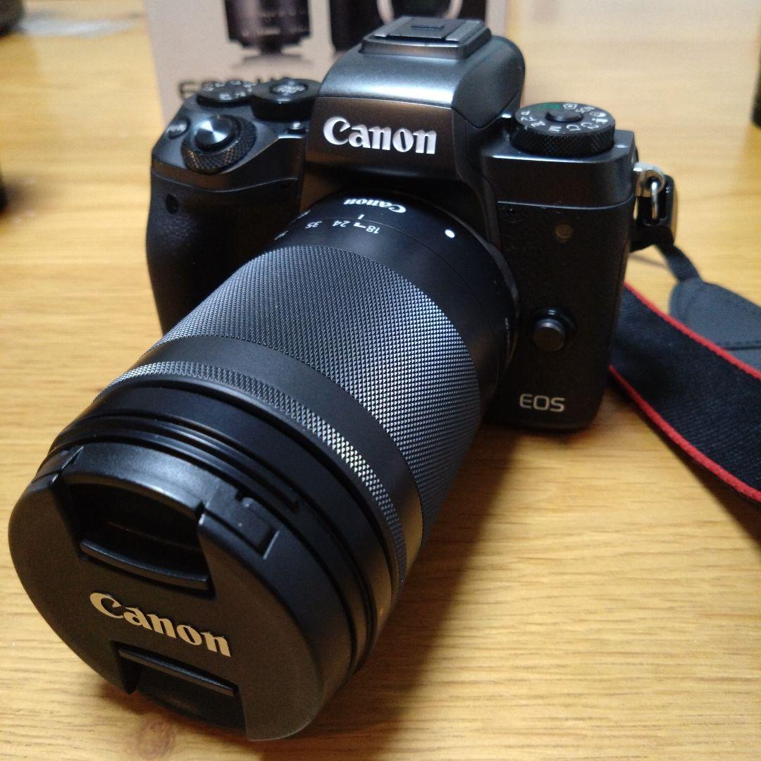 Canon EOS M5 ミラーレスカメラ レンズ３本セット