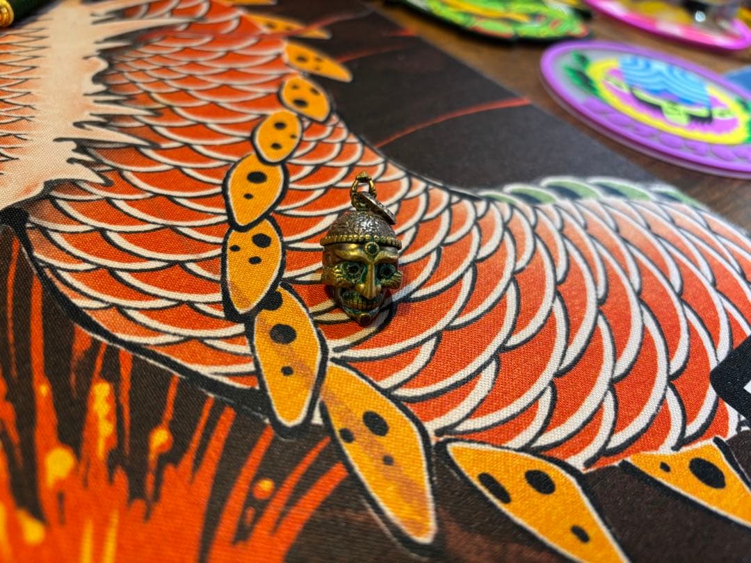 アクセサリー ZOCALO TIBETAN MONK SKULL PENDANT : (S)